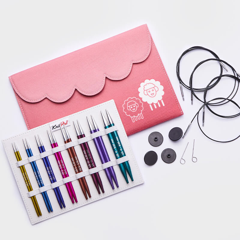 KnitPro Zing Deluxe Verwisselbare Ronde Naaldenset