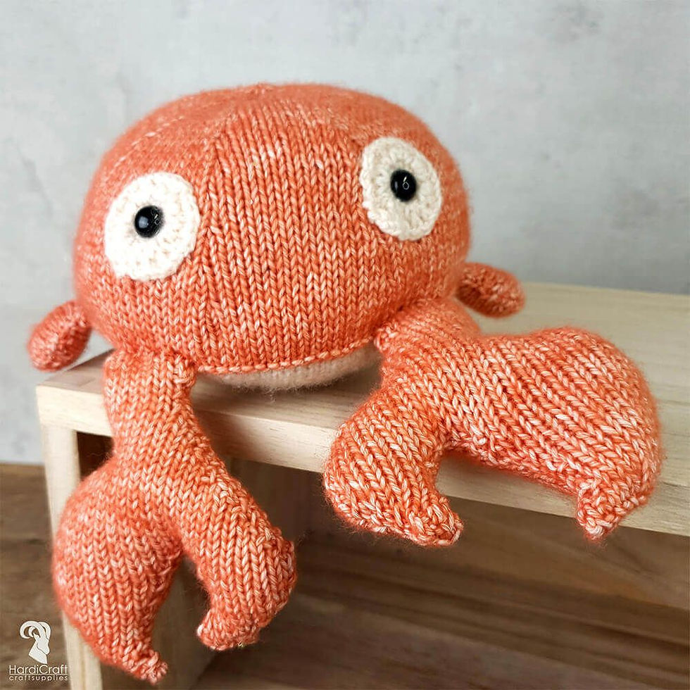 Thumbnail: Hardicraft Breipakket Amigurumi Crab Karel