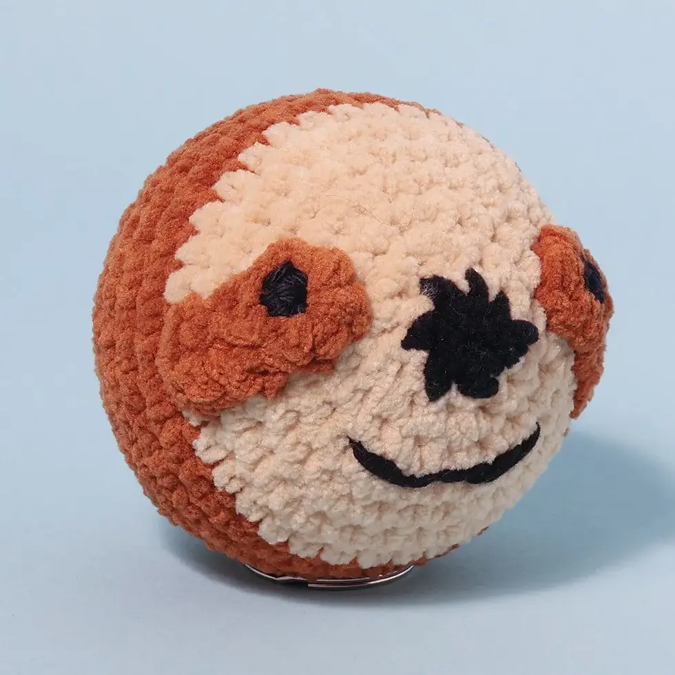 Thumbnail: Haakboek Zooballs Berenschattig stressbal- L. de Vries