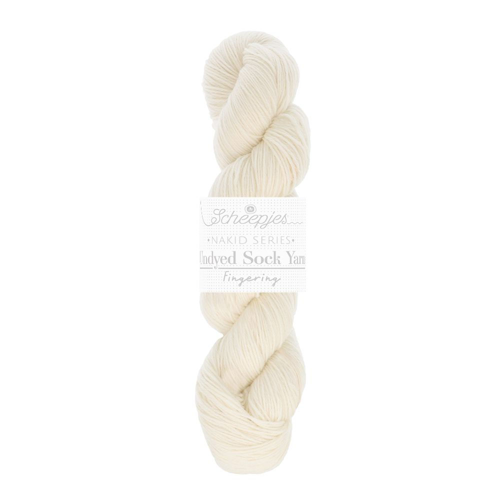 Scheepjes Nakid S. Undyed Sock Yarn Fingering 1x100g