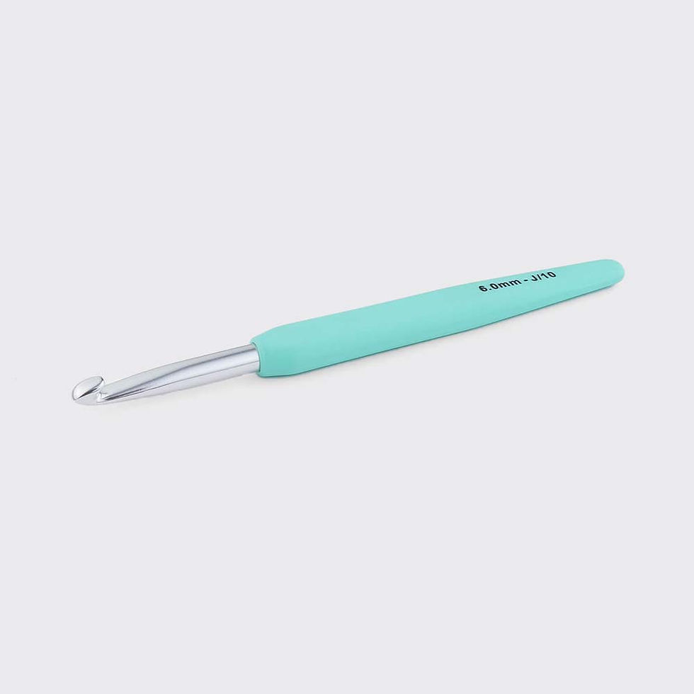 KnitPro Waves 2.0 haaknaalden softgrip 6.00mm