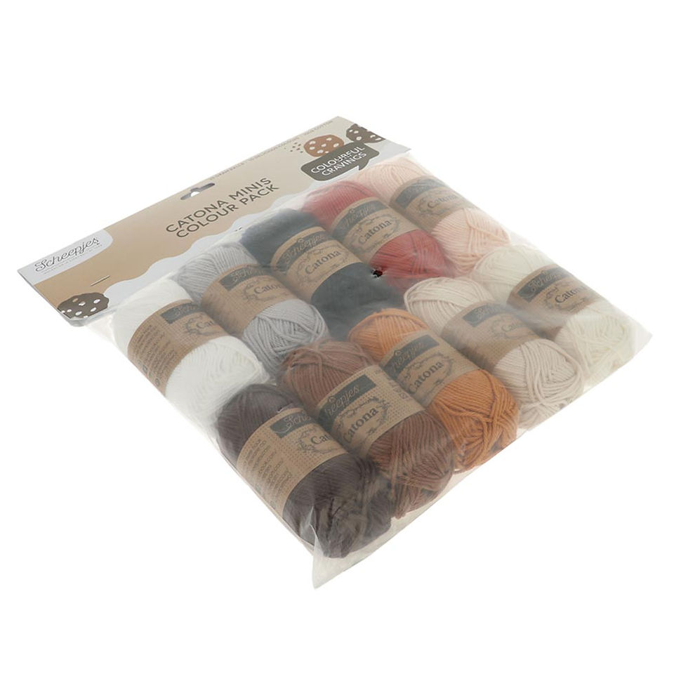 Thumbnail: Scheepjes Catona colour pack 10x25g - 1st - Cookies