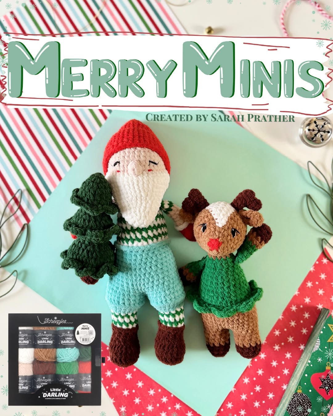Scheepjes Little Darling colour pack 8x25g  Merry Minis