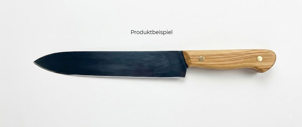 Miniature : Kochmesserklinge mit Griff