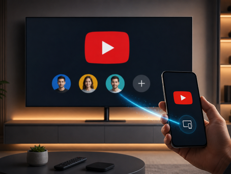 How to Add Another Account on the Same TV Using YouTube Connect TV Code