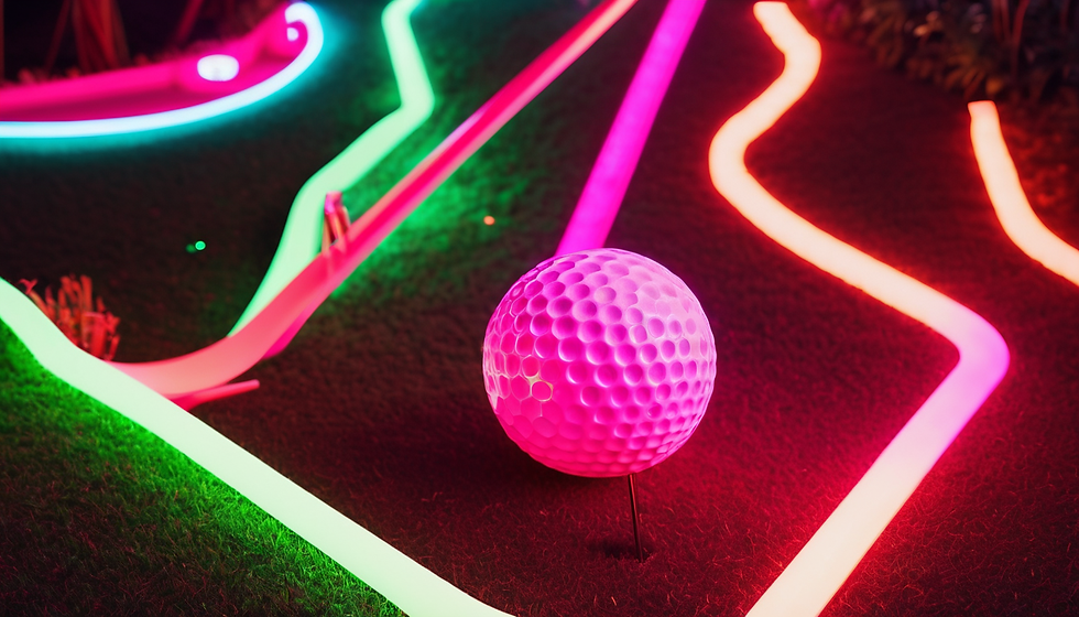 Glow in the Dark Golf Night