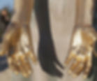 beyonce hands gold