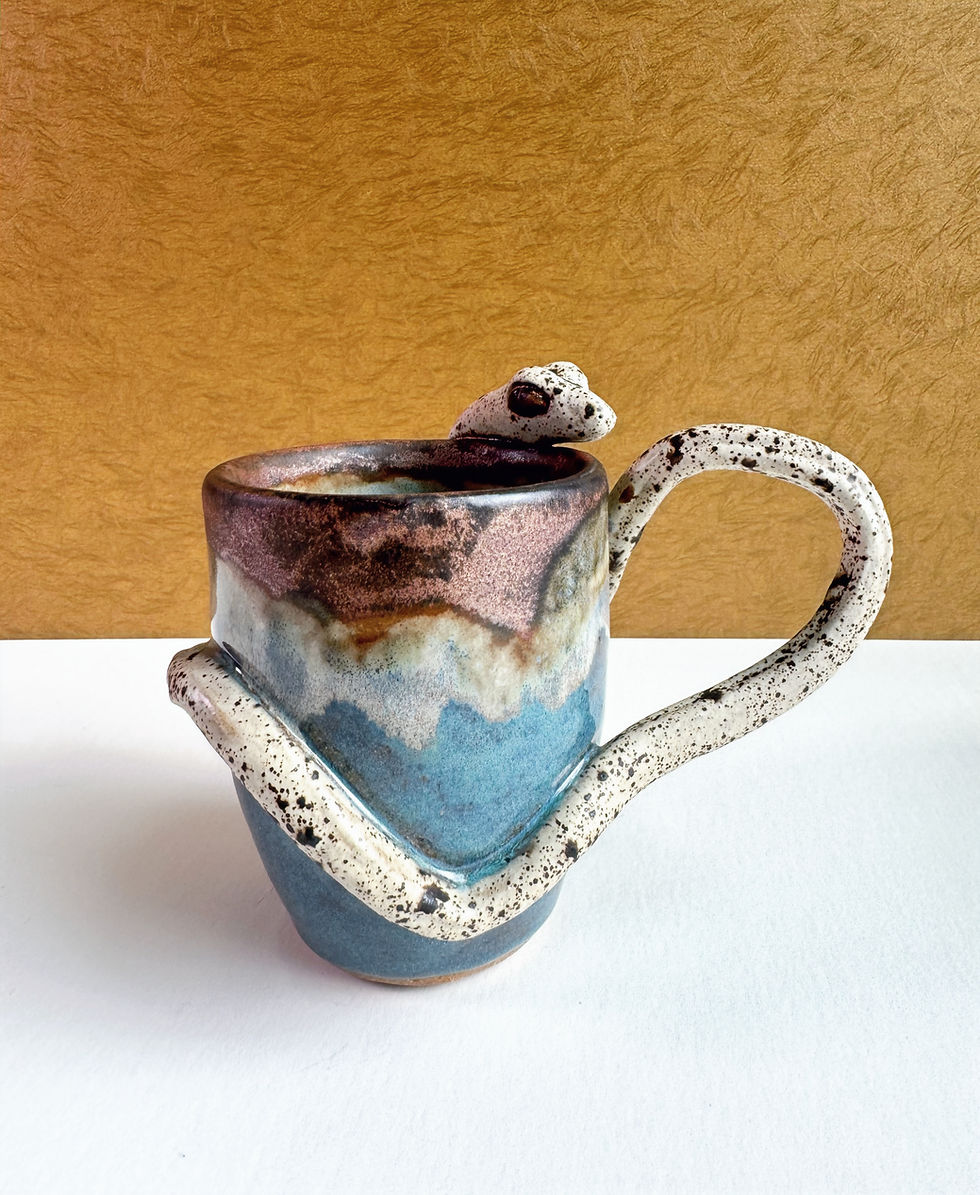 Thumbnail: Patina Speckled Rattle Snake Mug