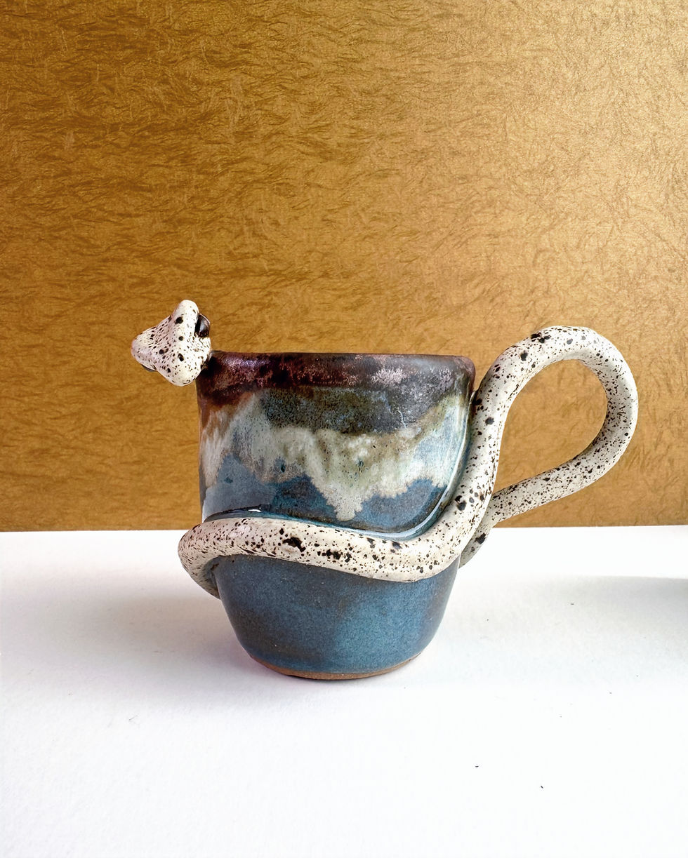 Thumbnail: Patina Speckled Rattle Snake Mug