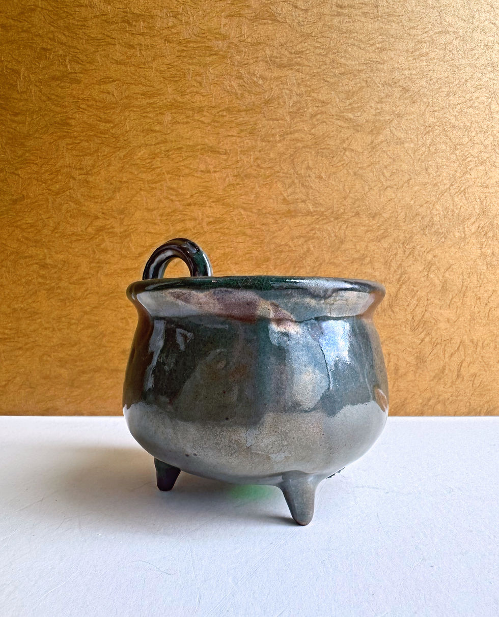 Thumbnail: Labradorite Wood Fire Cauldron Mugs