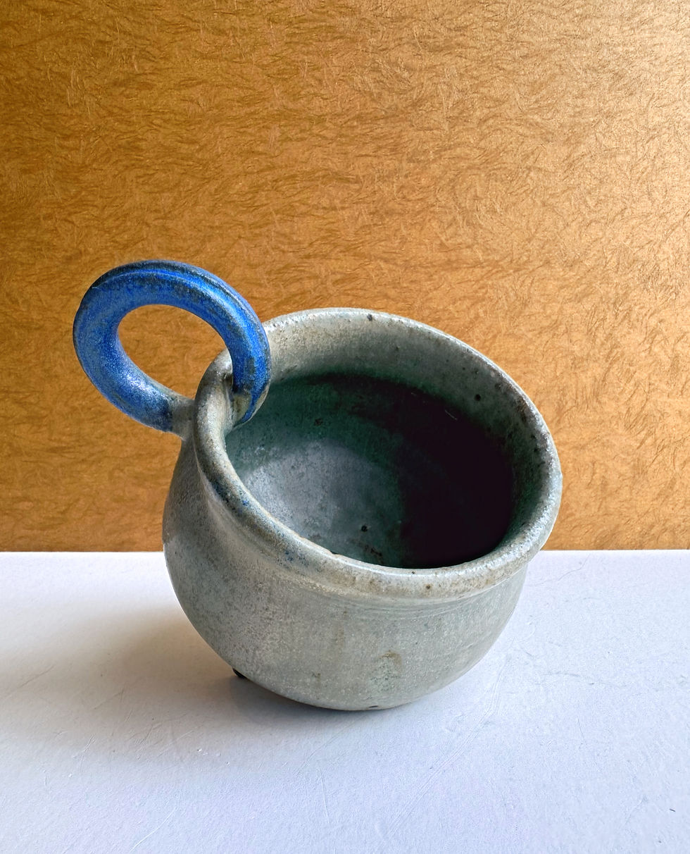 Thumbnail: Smoky Lapis Wood Fire Cauldron Mugs