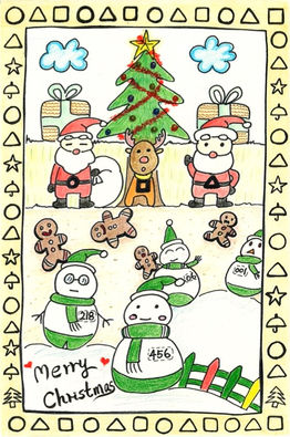 2021聖誕卡設計比賽-冠軍得獎者-香港文創薈-HKCCI-繪畫比賽-填色比賽-電繪比賽-水墨畫比賽-攝影比賽-標語創作比賽-書法比賽