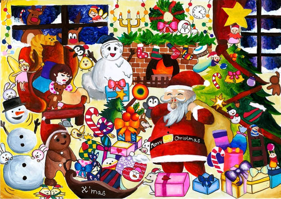 2021聖誕卡設計比賽-冠軍得獎者-香港文創薈-HKCCI-繪畫比賽-填色比賽-電繪比賽-水墨畫比賽-攝影比賽-標語創作比賽-書法比賽