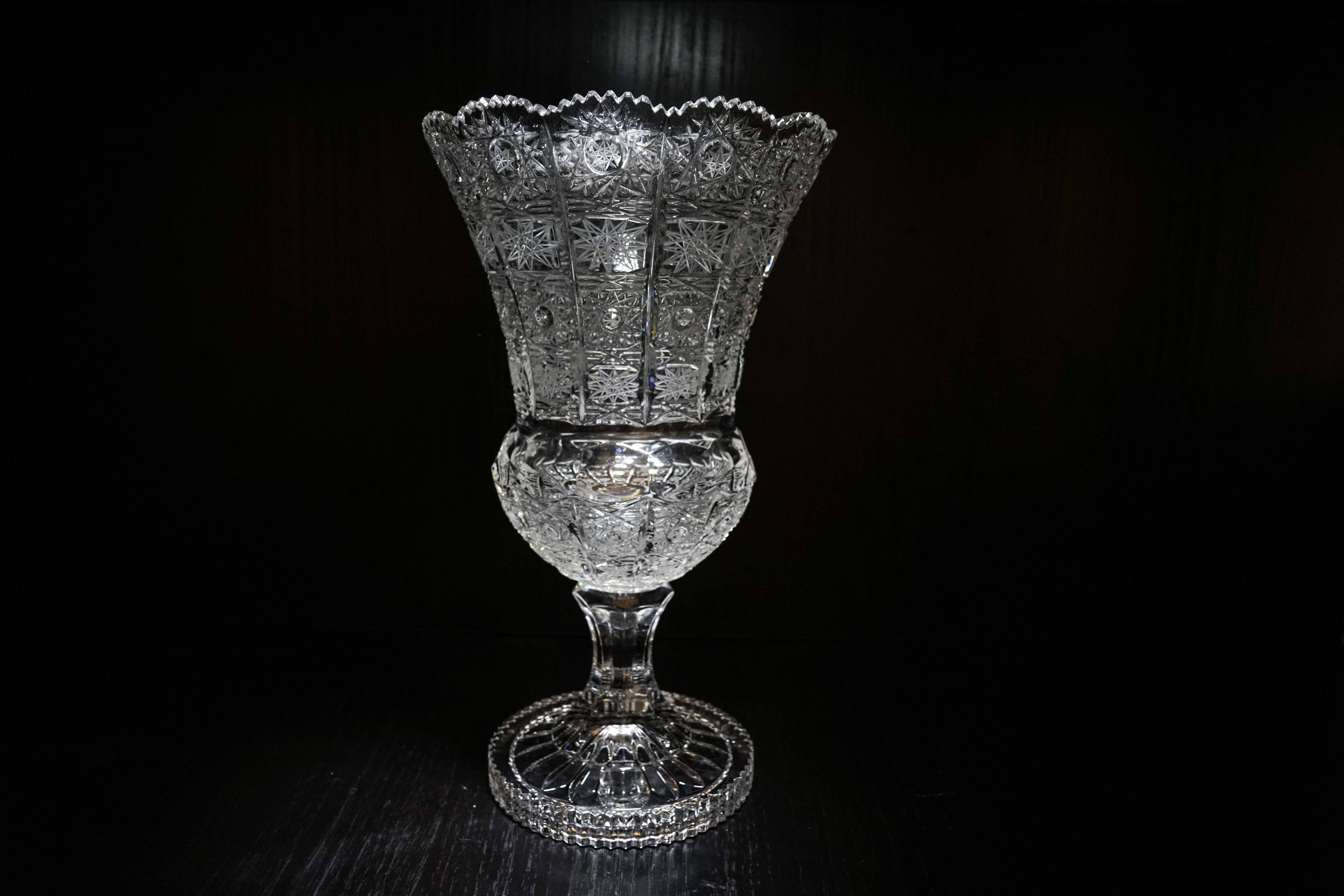 #305 - Bohemia Crystal Tulip Vase