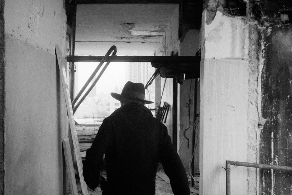 Portrait of Karim Nader, portrait featuring Karim Nader, in Beyrouth, Lebanon, photographed by Julien Lanoo