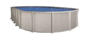 Sharkline Matrix Above Ground Oval Swimming Pool