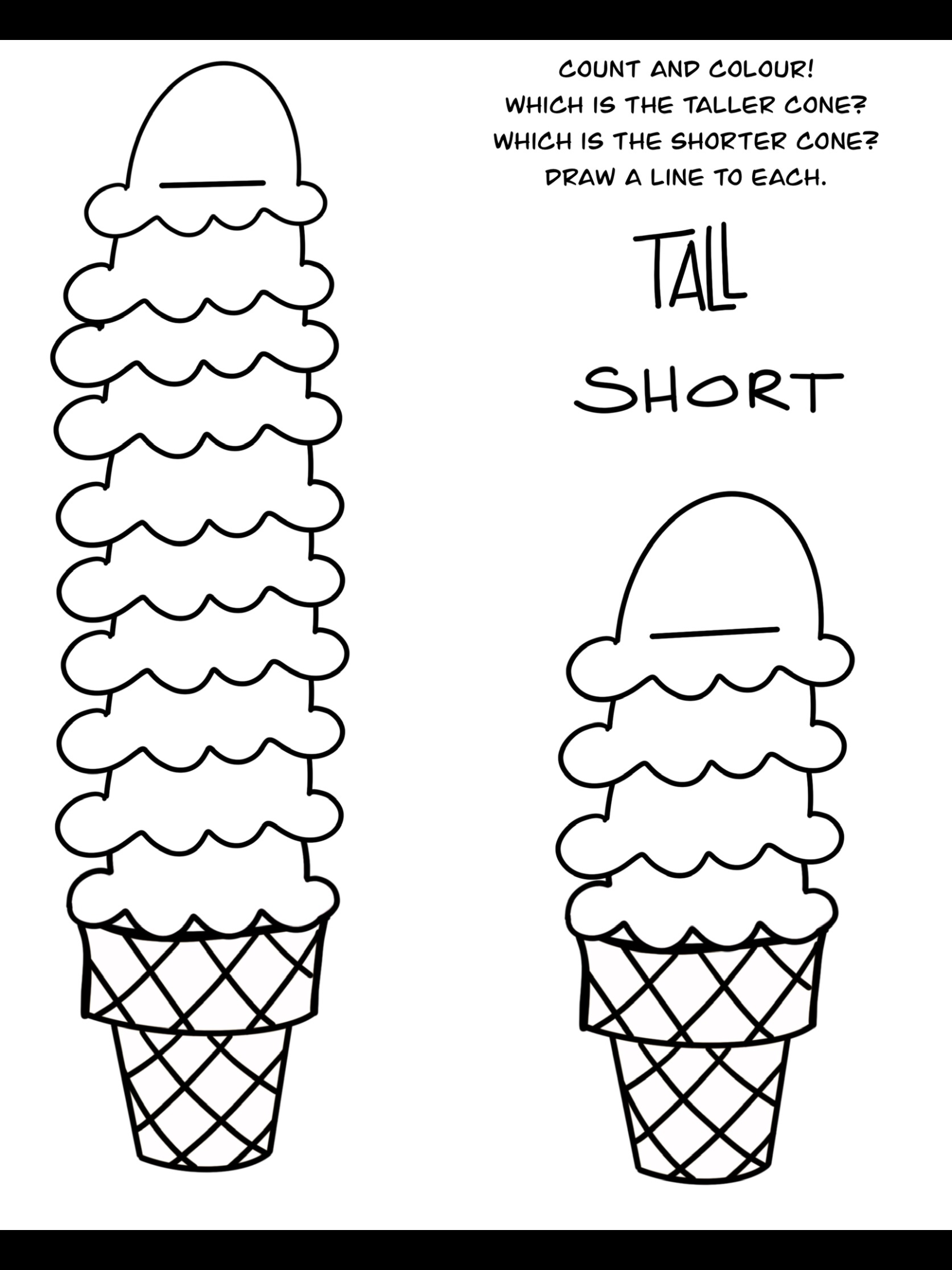 Ice Cream Worksheet