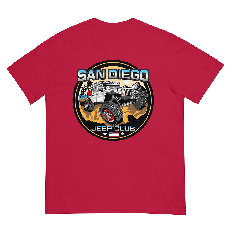 Thumbnail: SDJC Comfort colors heavyweight t-shirt