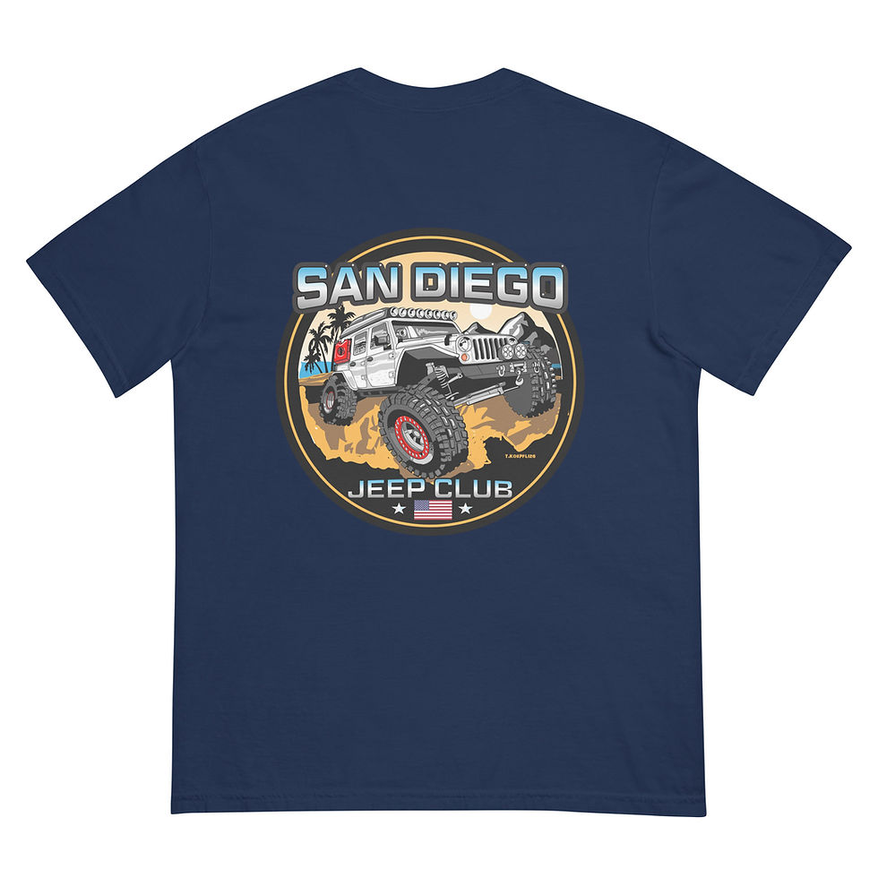 Thumbnail: SDJC Comfort colors heavyweight t-shirt