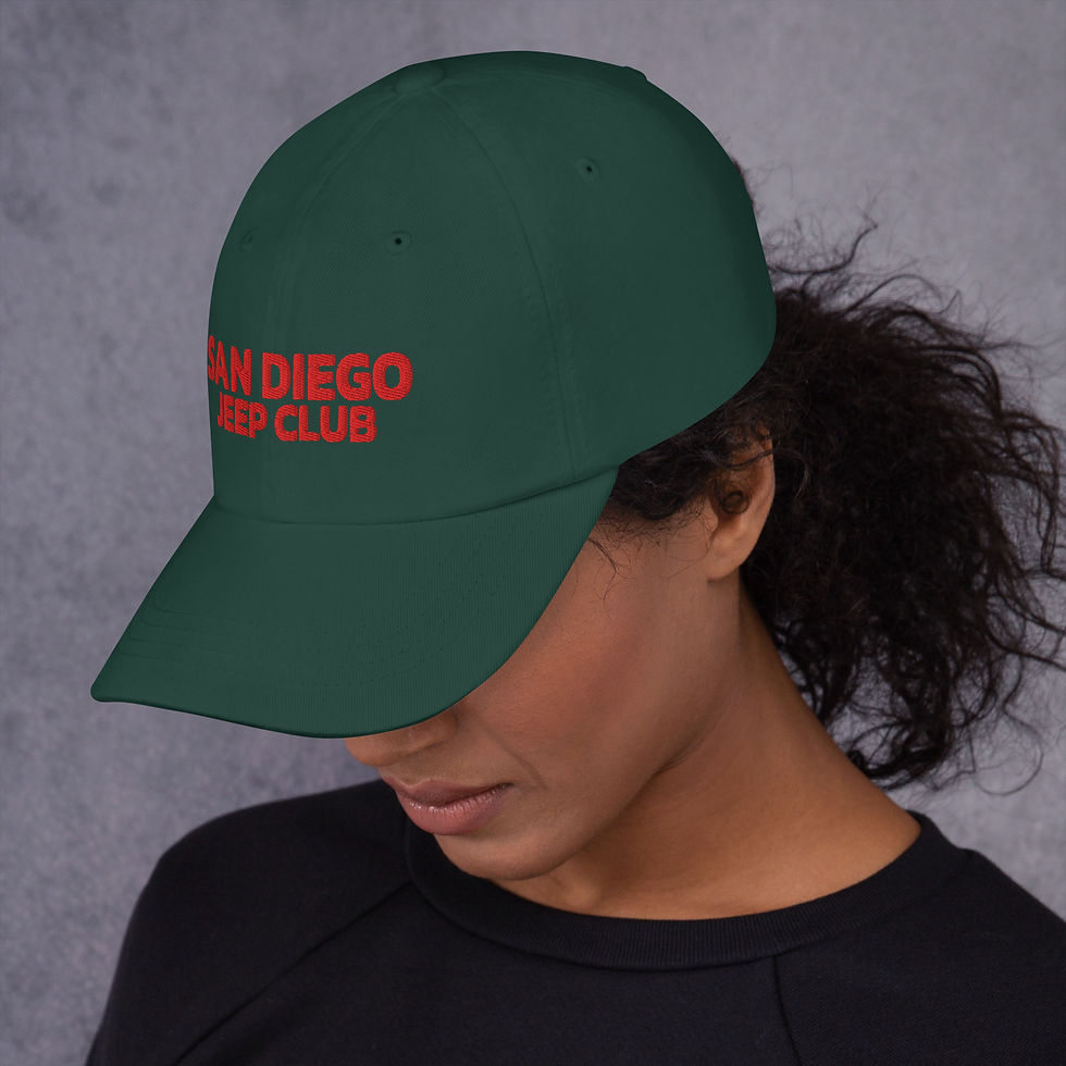 Thumbnail: SDJC baseball hat red logo