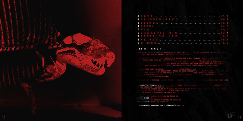 Album Art Booklet - Pages 15 + 16