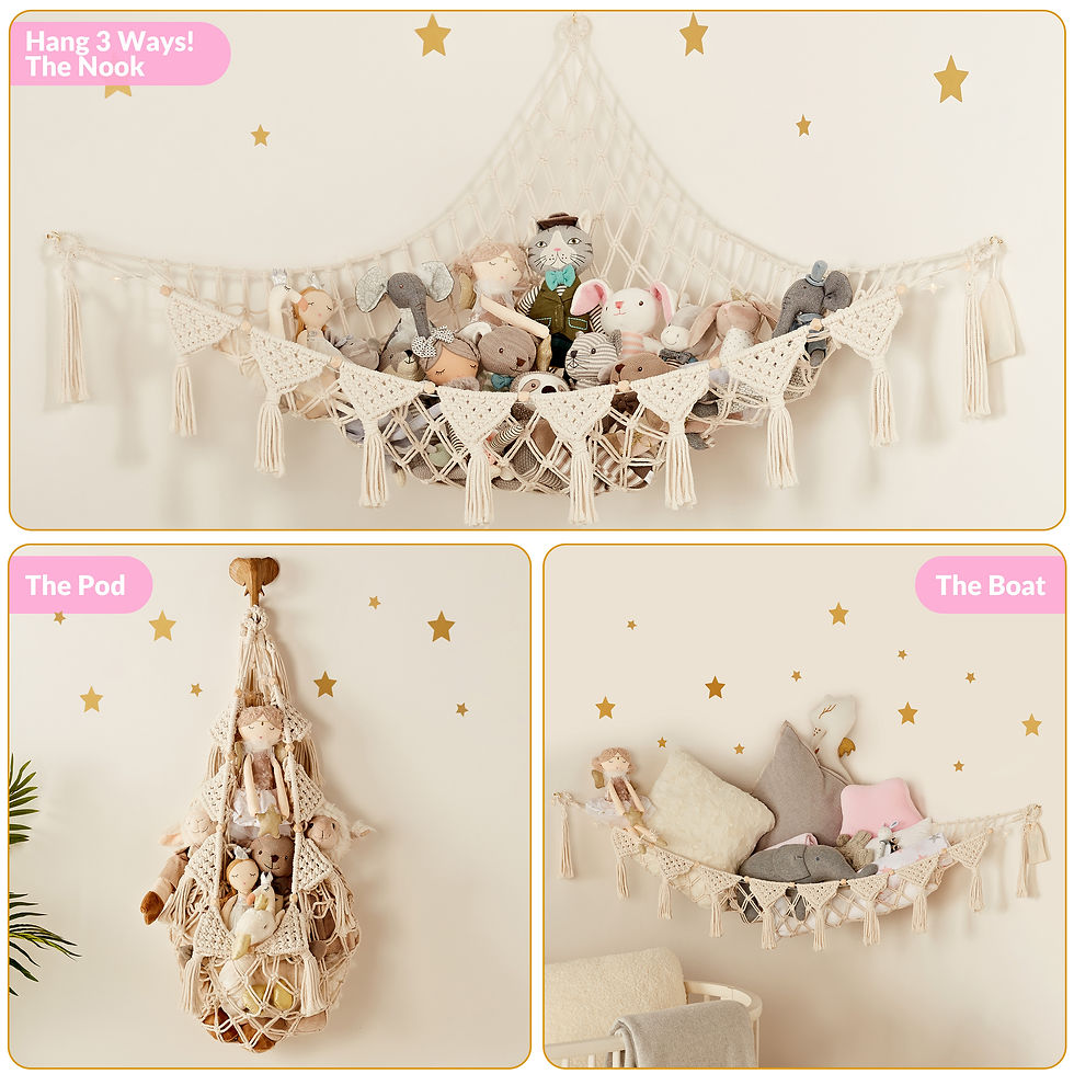 Split Screen of Toy Hammock