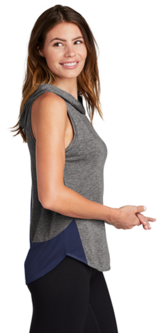 Thumbnail: Tri-Blend Wicking Draft Hoodie Tank