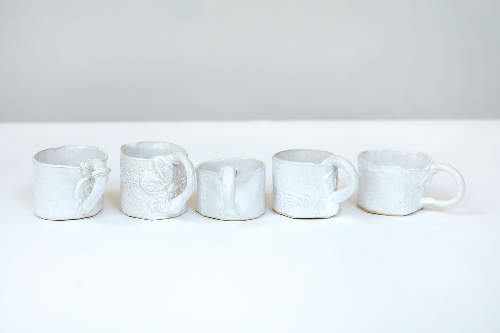 Thumbnail: Set of Two Espresso cups and saucers