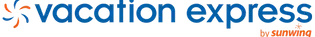 Abstract logo design with blue and orange
