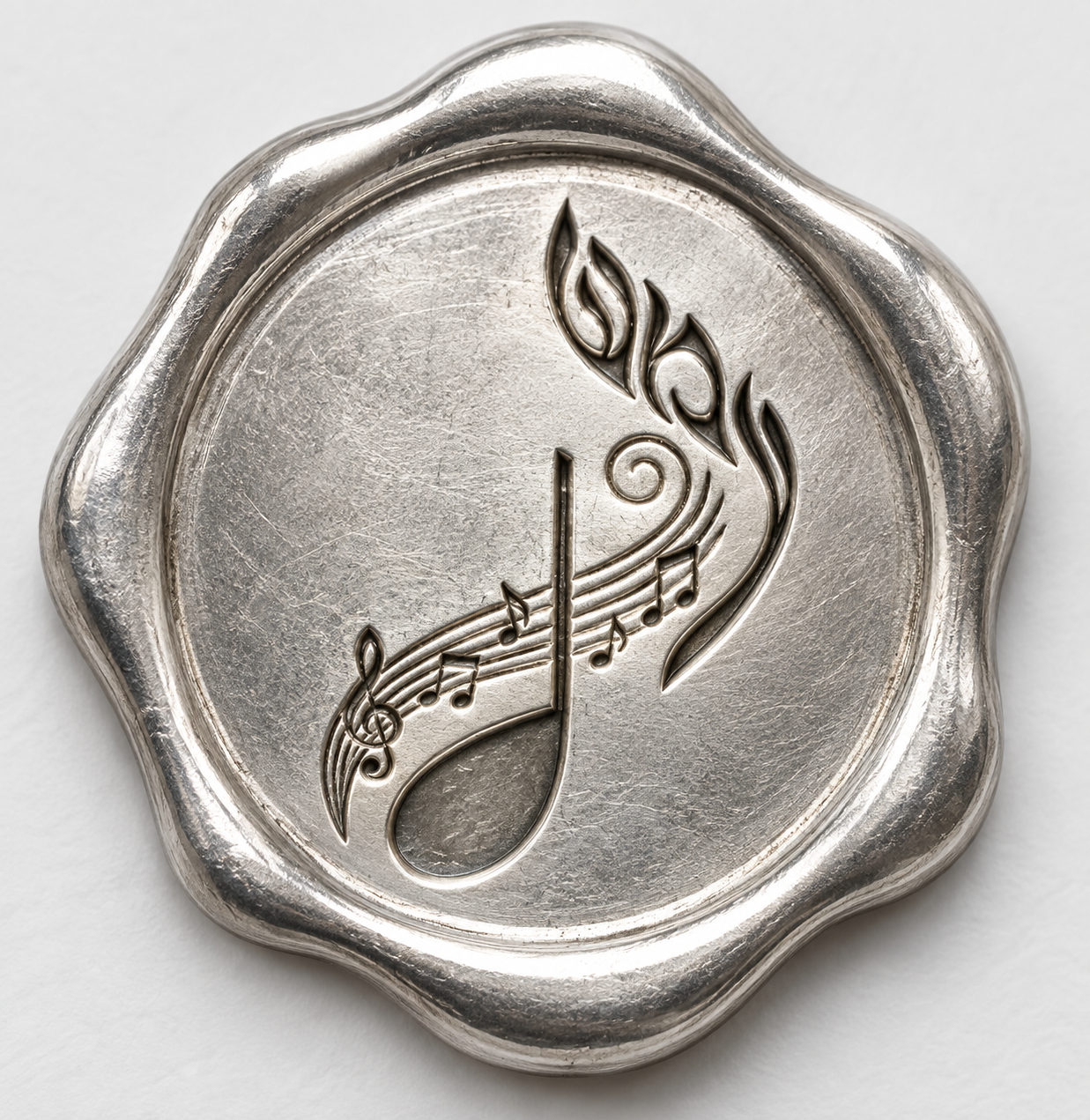 SHAMORA Fine Art silver seal logo