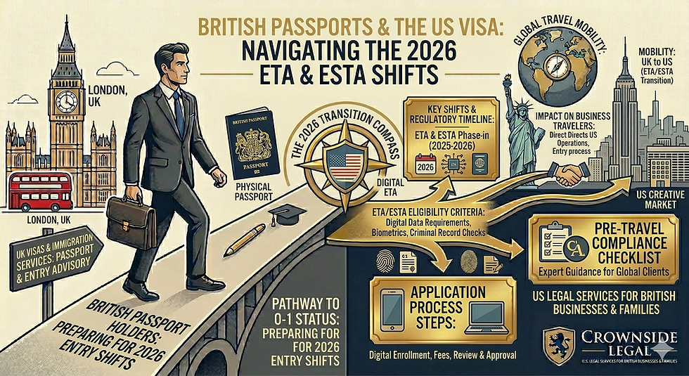 British Passports and the US Visa: Navigating the 2026 ETA and ESTA Shifts