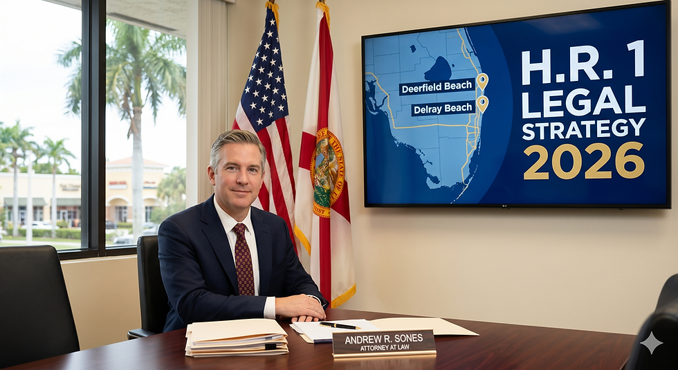 The H.R. 1 (One Big Beautiful Bill) Impact: New Enforcement Realities for Deerfield Beach