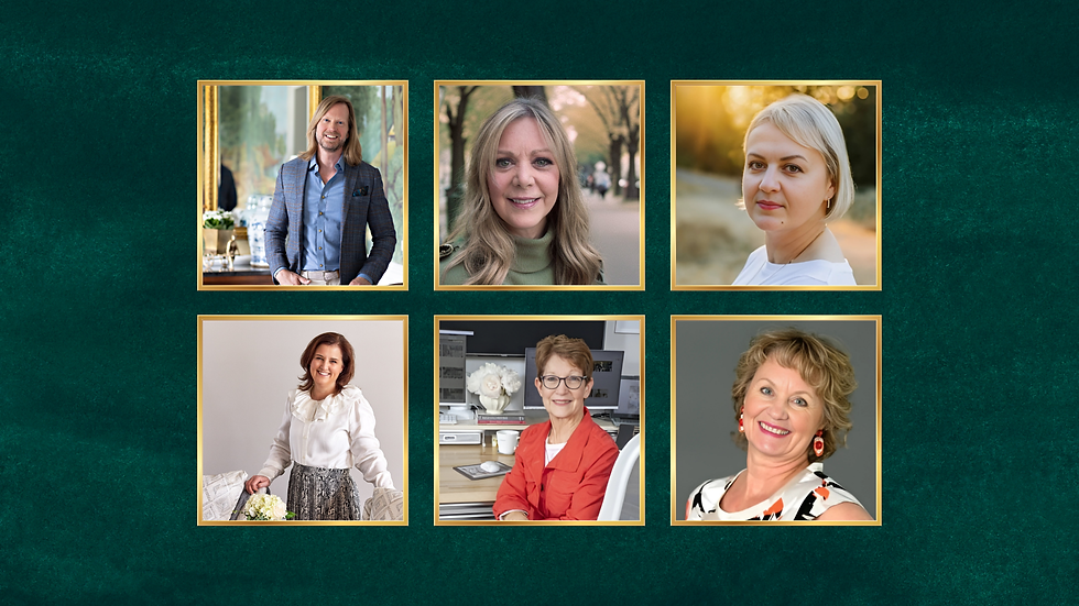 Headshot of 2026 Grace Awards Judges on Green Background