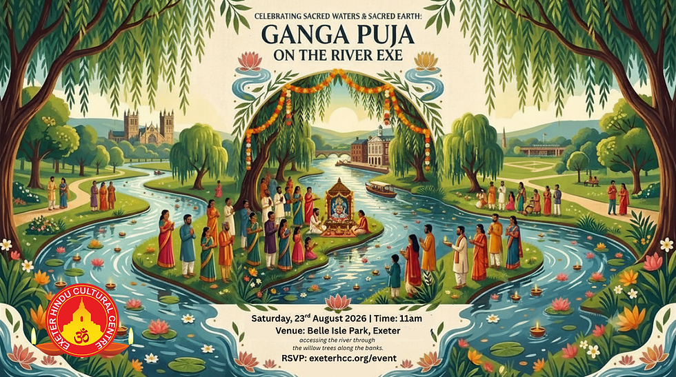 Ganga Puja on the River Exe – Celebrating Sacred Waters & Sacred Earth