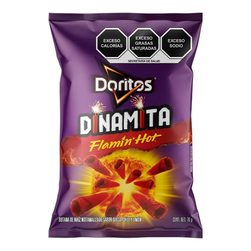 Doritos dinamita flaming hot 70g