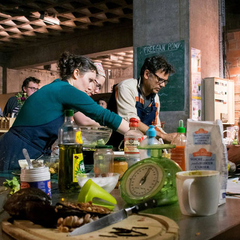 Un restaurant freegan sous le périphérique