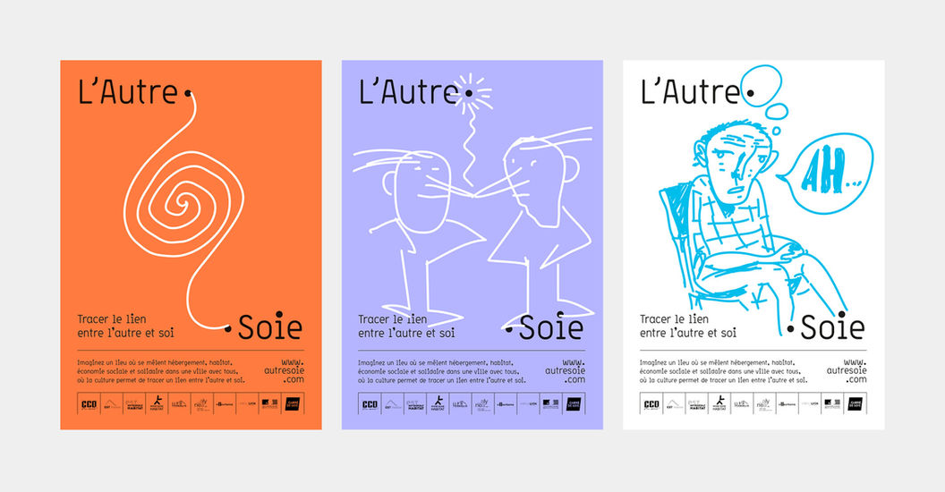 L'Autre Soie - Visuel du logo interactif
