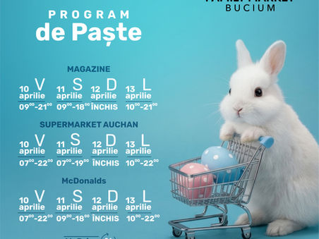 Program paște 2026 FM Bucium