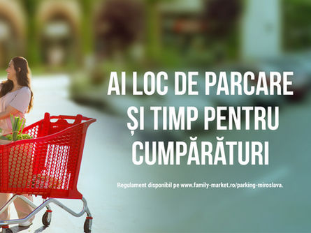 Modificări în parcarea Family MArket Miroslava