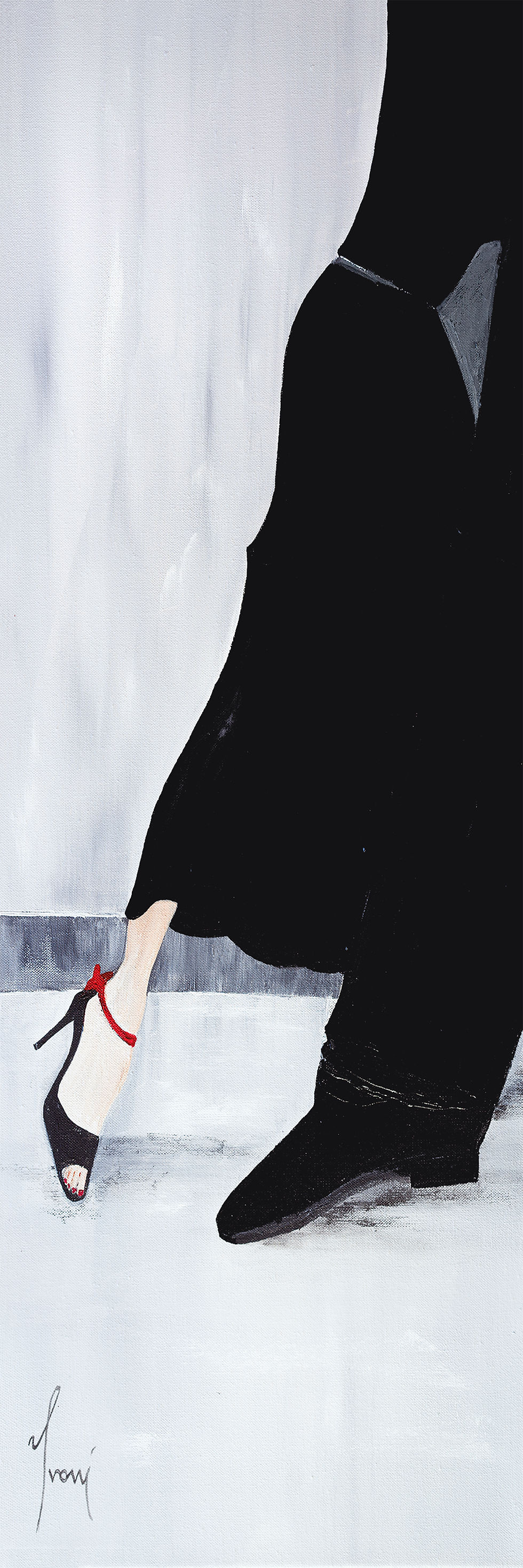 "Dancers" Giclee Lithographic Canvas Print