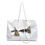 Thumbnail: Weekender Bag — Hand-Painted City Skyline Weekender with Golden Bridge Artwork