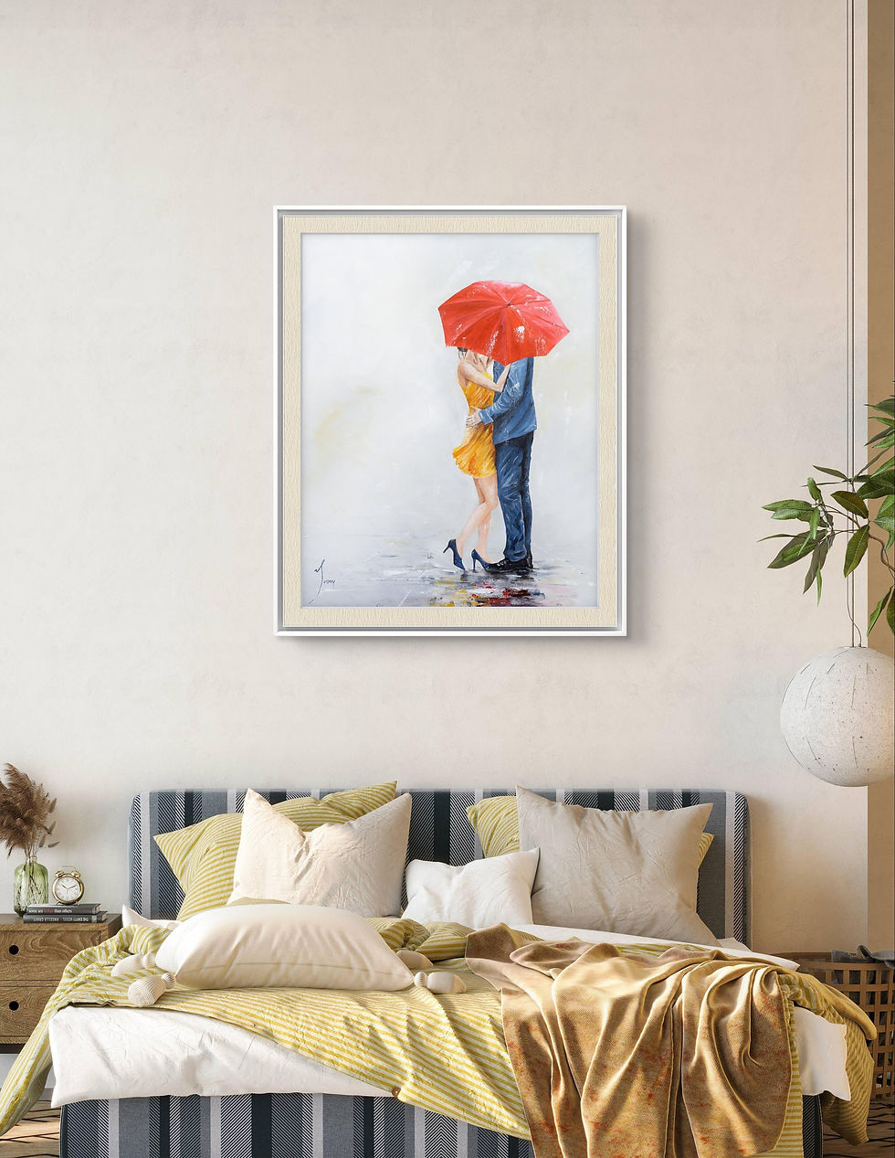 Thumbnail: "Spring Shower" Hand Painted Original