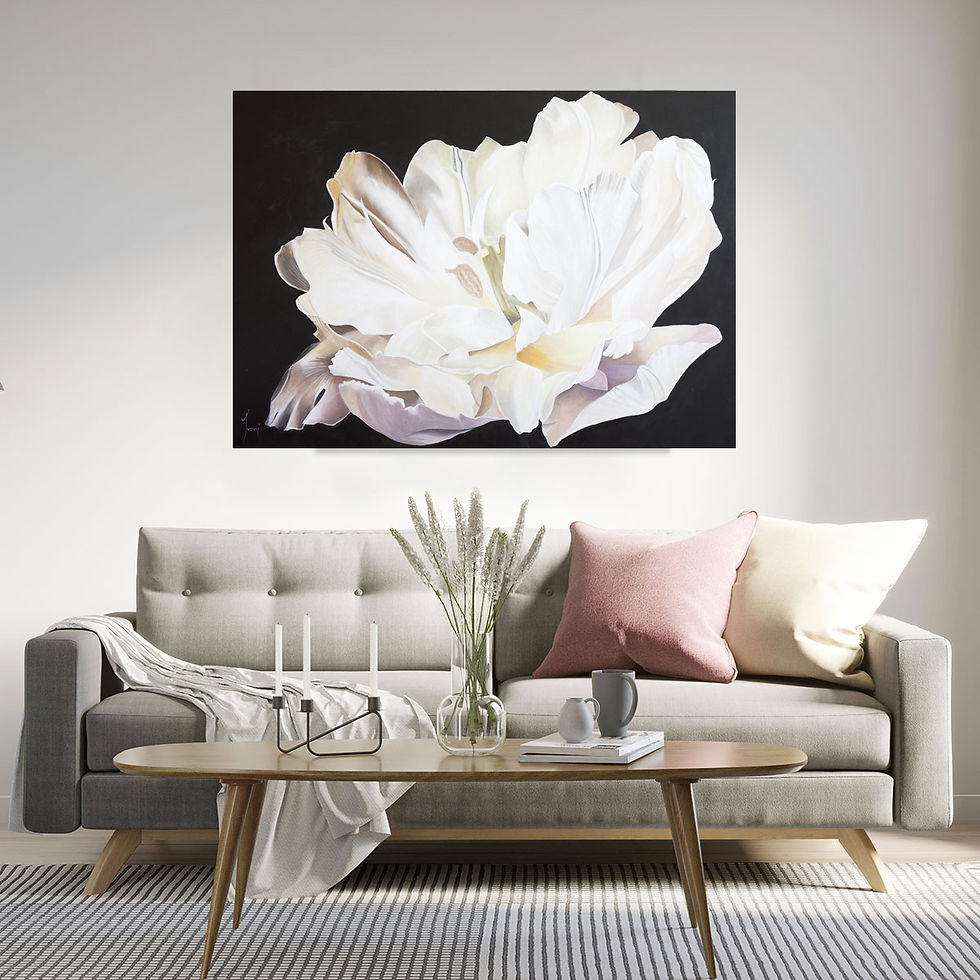 Thumbnail: "The Tulip" Giclee Print on Canvas