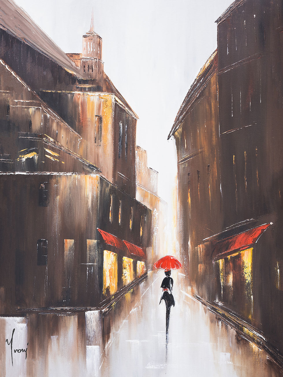 "Walk on Christopher Street" Giclee Lithographic Canvas Print
