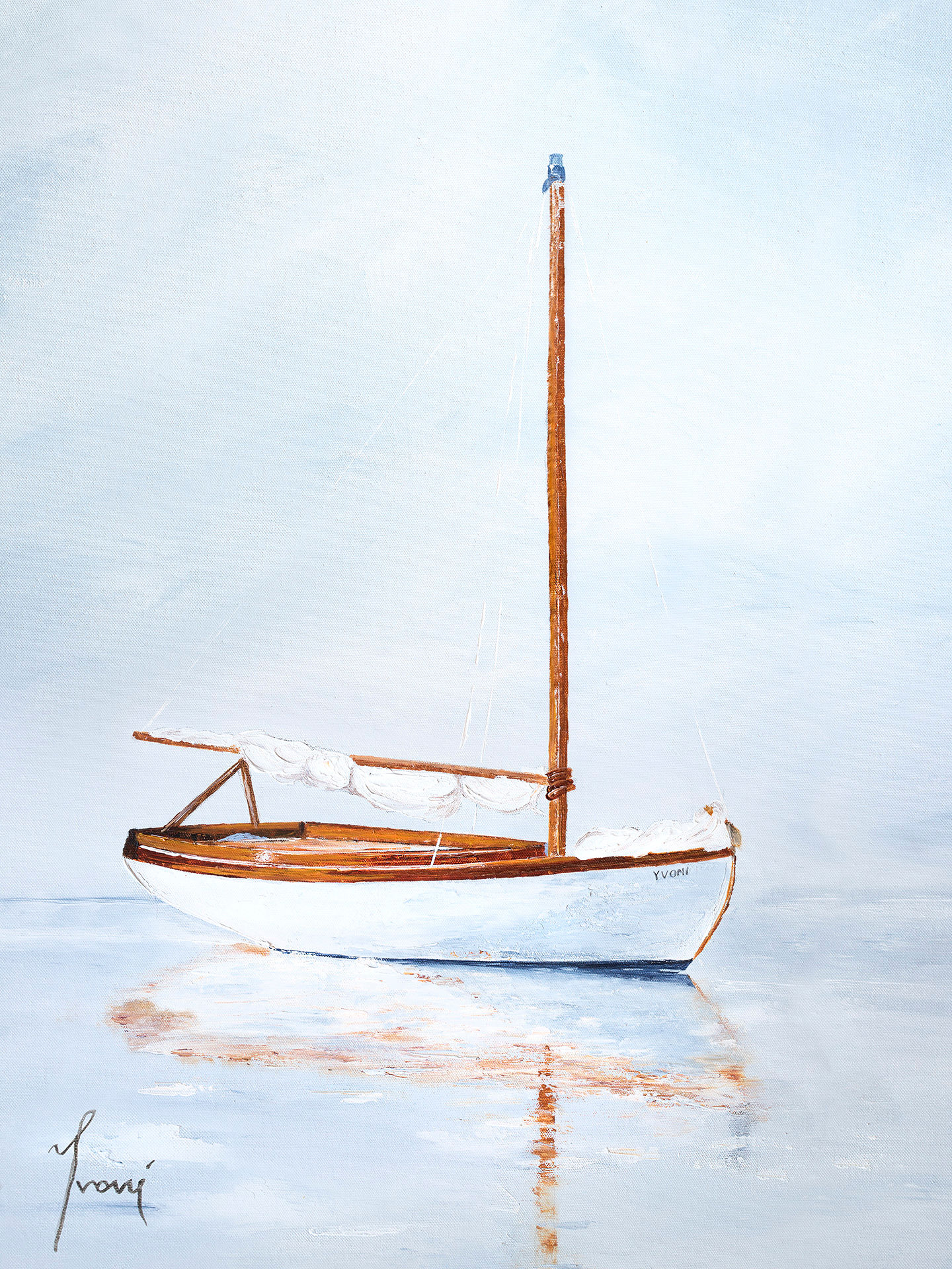 "Yvoni" Giclee Lithographic Canvas Print