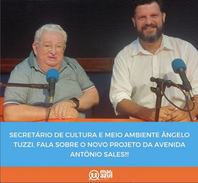 Secretário de Cultura e Meio Ambiente Ângelo Tuzzi,fala sobre o novo projeto da avenida de Paracuru!