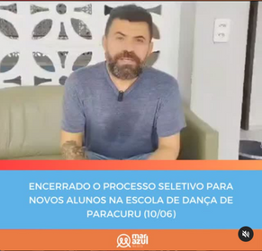 Encerrado o processo seletivo para novos alunos na Escola de Dança de Paracuru!