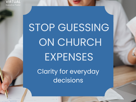 The Expense Policy Every Church Should Have