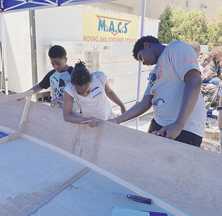 Boat frame and kids