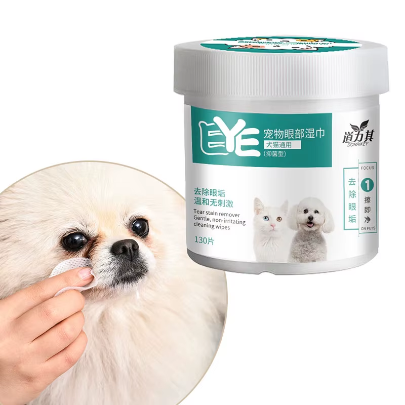 Pet Eye Wipes Cat and Dog Tearmark Wet Wipes Cat and Dog Universal No Irritation